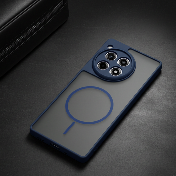 KYRON Dark Blue Matte Case for Oneplus 12r