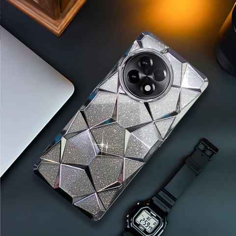 Dazzle Silver Silicone case for Oneplus 12R