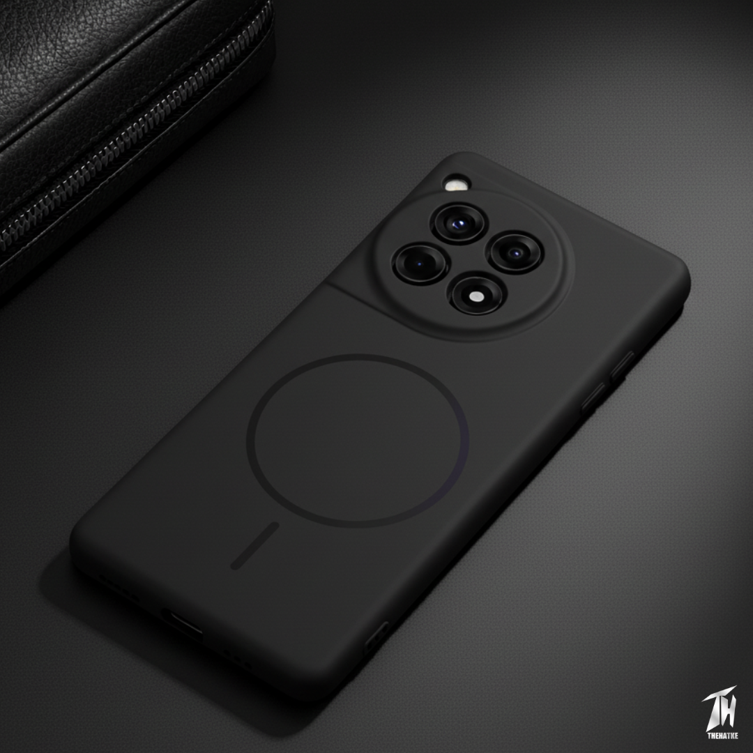 CAVEN Black Silicone case for Oneplus 12r