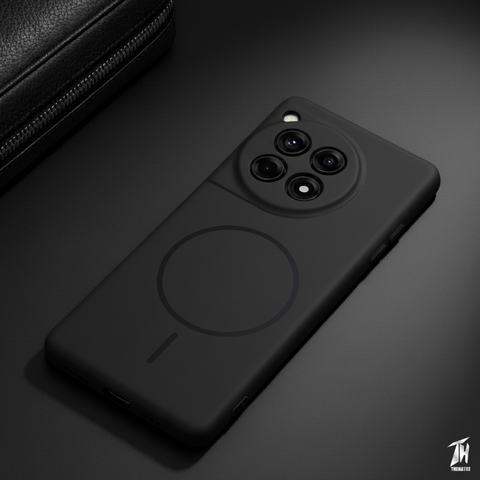 CAVEN Black Silicone case for Oneplus 12r