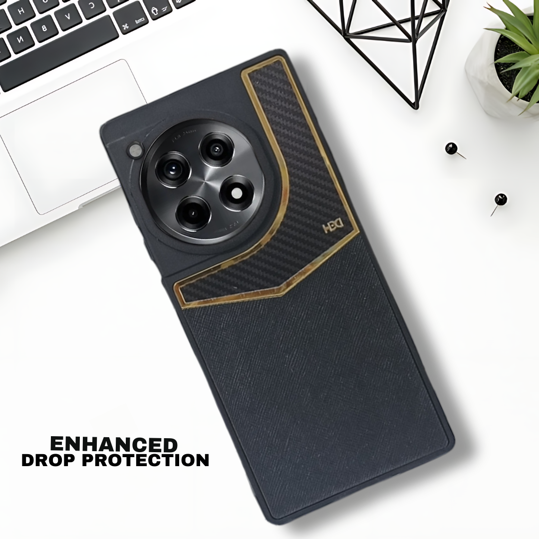 GoldAura Black Case for Oneplus 12r