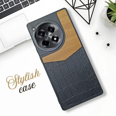 WoodTouch Brown Case for Oneplus 12R