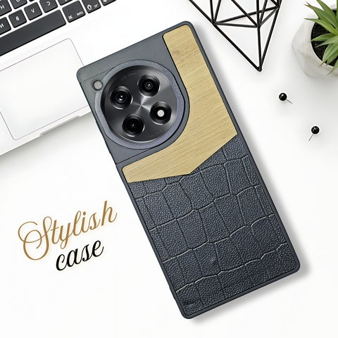 WoodTouch Cream Case for Oneplus 12R
