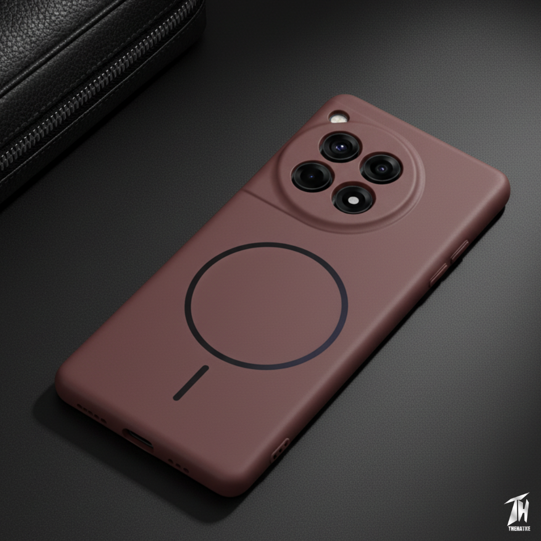 CAVEN Dark Brown Silicone case for Oneplus 12r