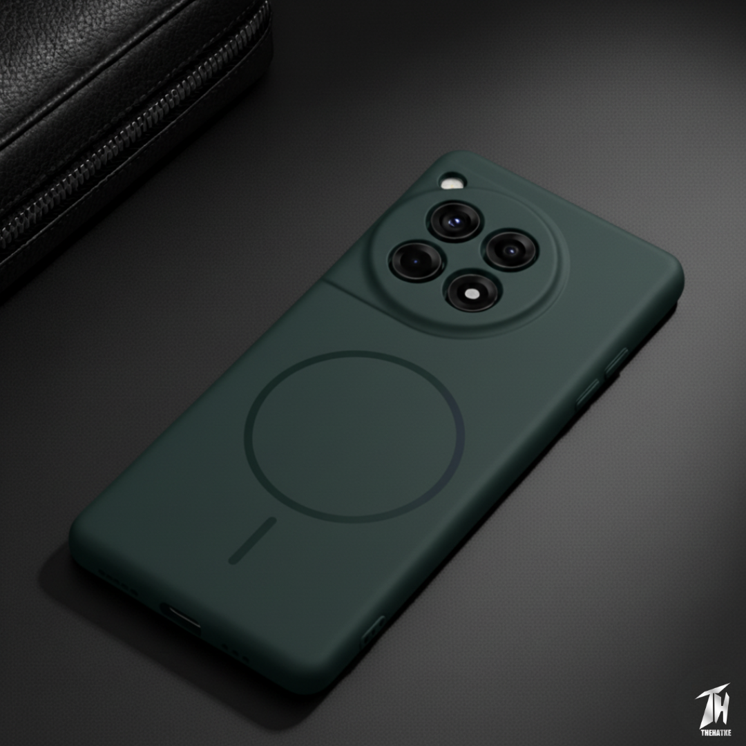 CAVEN Dark Green Silicone case for Oneplus 12r