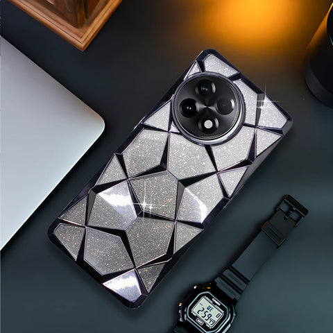 Dazzle Black Silicone case for Oneplus 12R