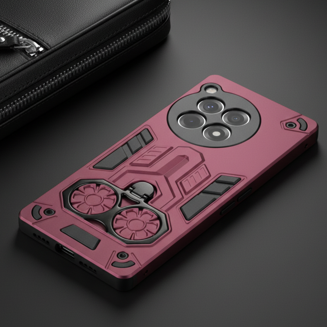 Green Cycle Armor Silicone Case for Oneplus 12r