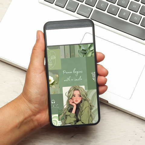 Smiling Soul metal back case for Google Pixel 8A