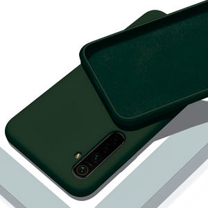 Dark Green Original Silicone Case for Realme XT