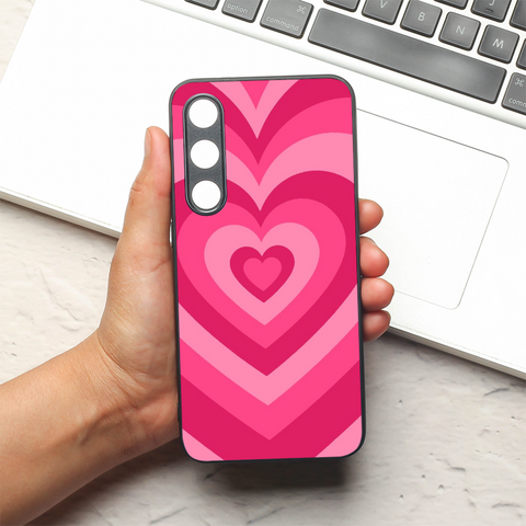 Retro Love metal back case for Samsung S24 FE