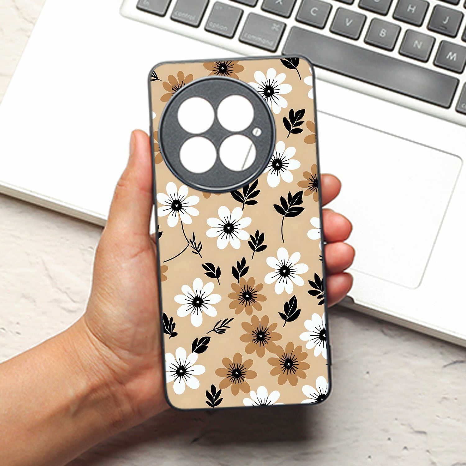 Daisy Dusk metal back case for Oneplus 13