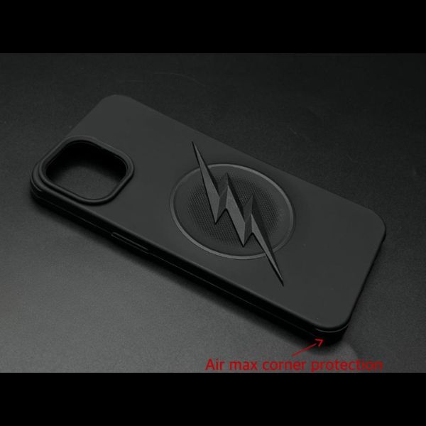 F-Superhero Engraved silicon Case for Apple Iphone 14