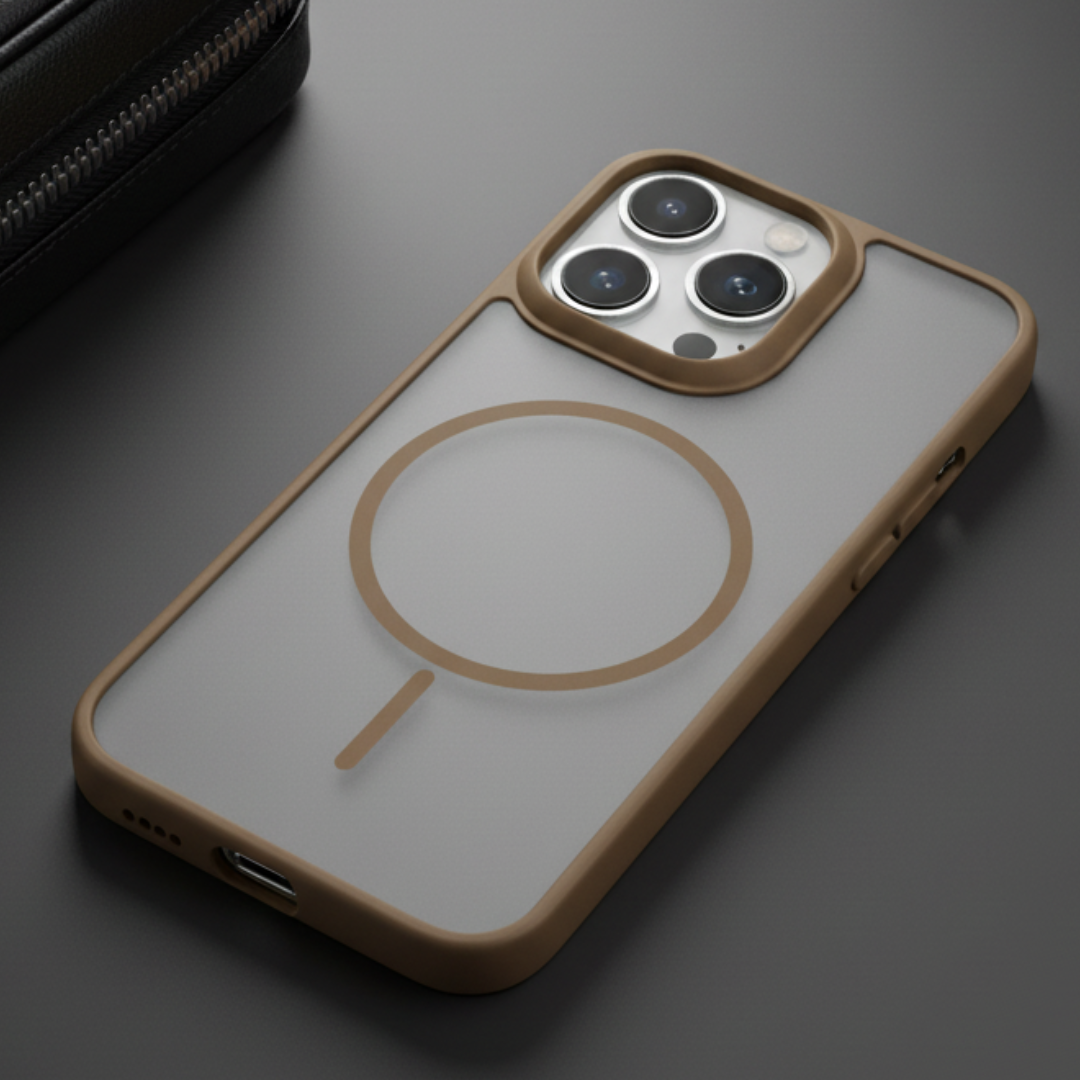 KYRON Brown Matte Case for Apple Iphone 13 Pro