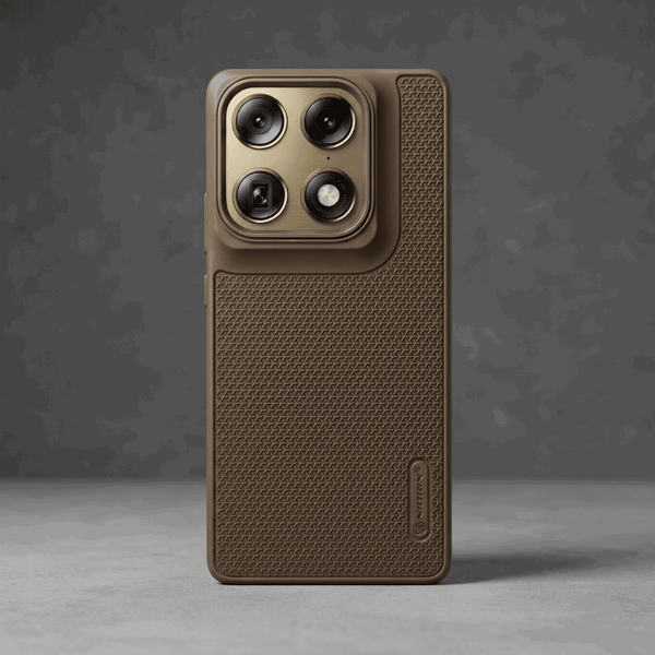 Brown DRAVIK Texture Silicone Case for Motorola Signature