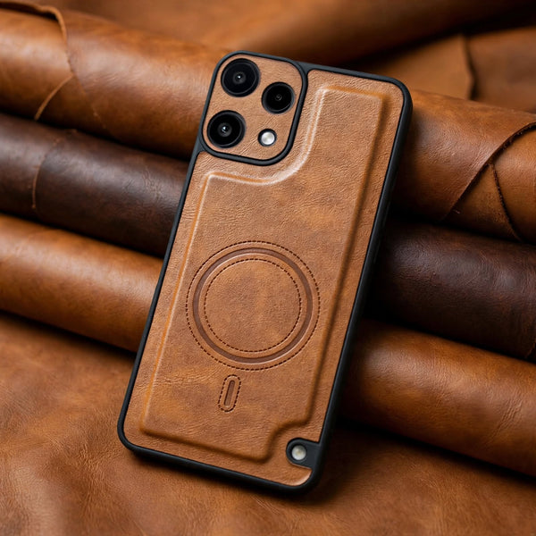 Crest Brown Leather Case for Nothing Phone 3a Lite