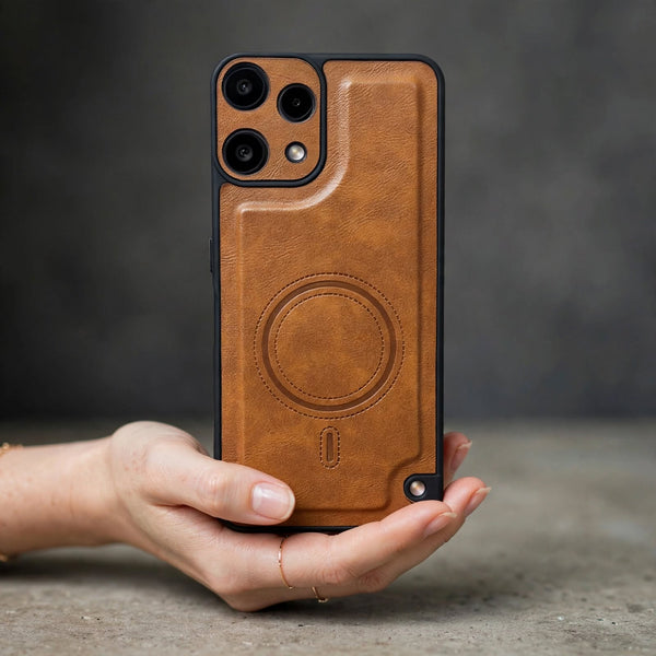 Crest Brown Leather Case for Nothing Phone 3a Lite