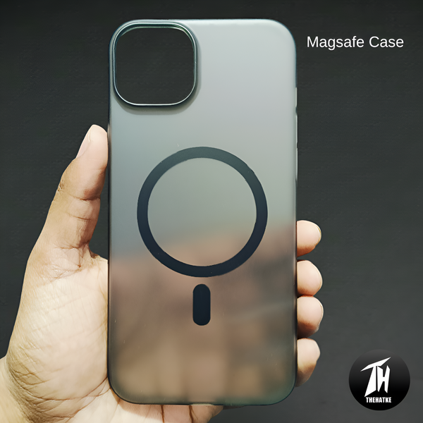 Black Paper Matte Magsafe Case for Apple Iphone 12