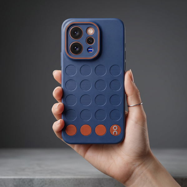 Stack Dark Blue Silicone Case for Vivo V70