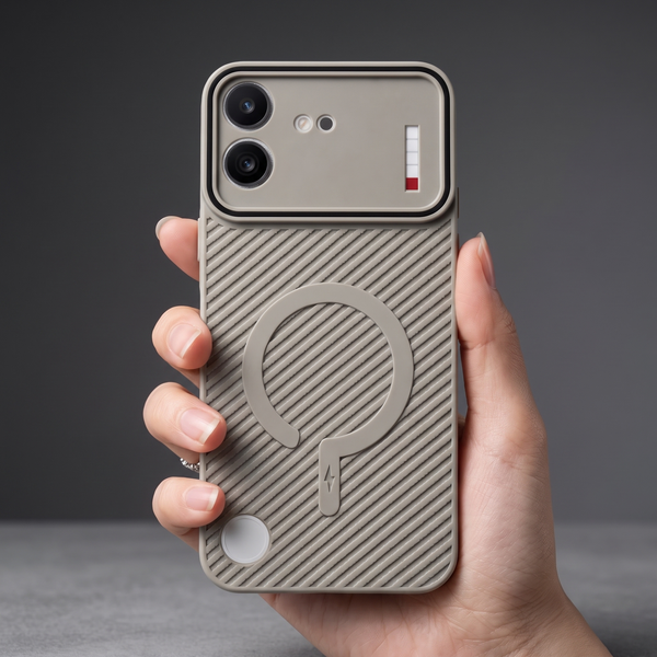 Gripon Grey Silicone Case for Nothing Phone 4b