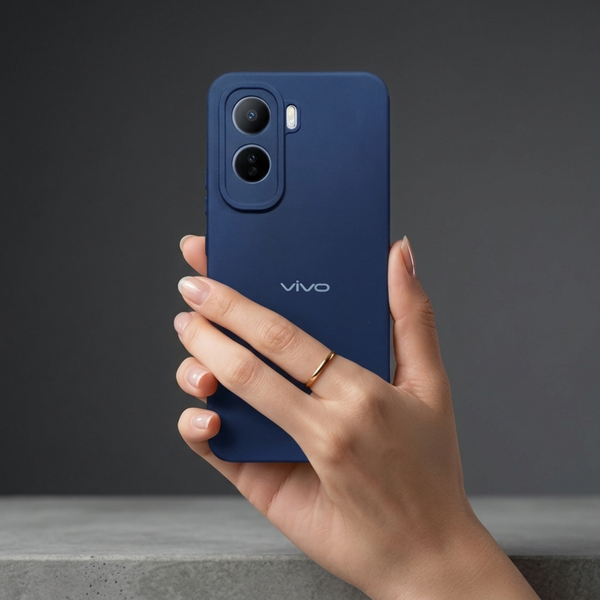 Blue Camera Original Silicone case for Vivo T5 Pro