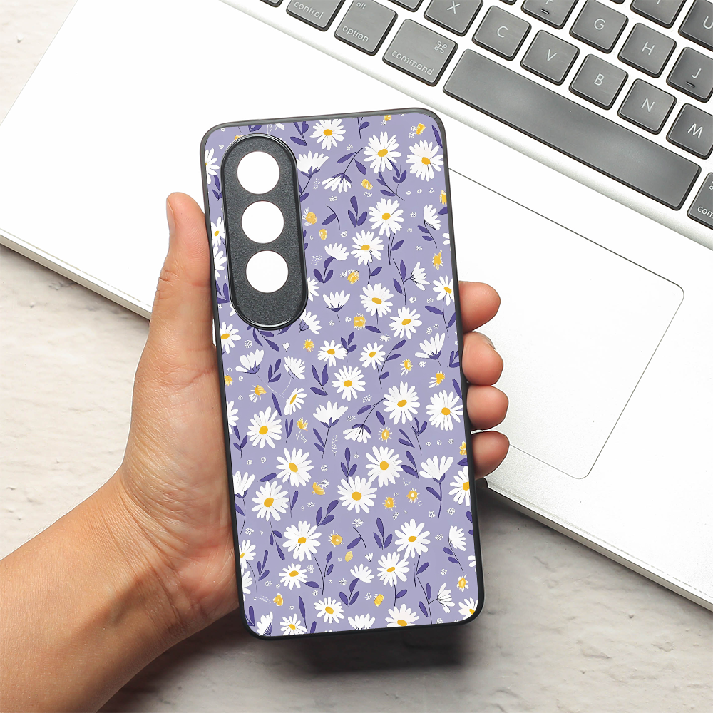 Lavender Daisies metal back case for Oneplus Nord CE 4