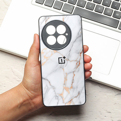 Copper Luxe Marble metal back case for Oneplus 13