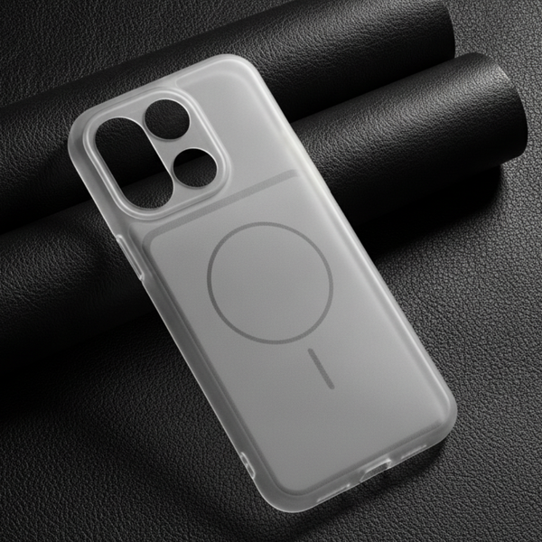 White Amber Silicone Case for Oneplus 15