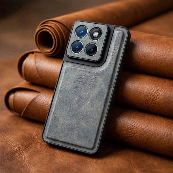Velora Grey Leather Case for Motorola Edge 70 Fusion
