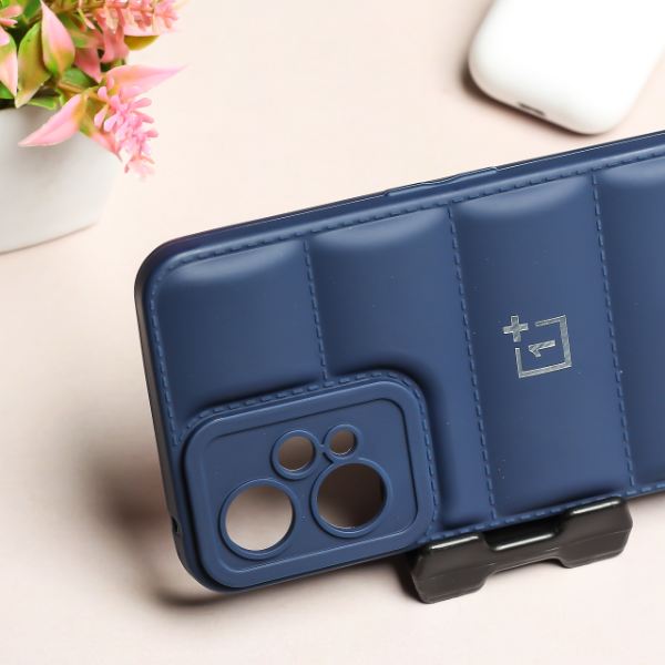 Dark Blue Puffon silicone case for Oneplus Nord CE 2 Lite