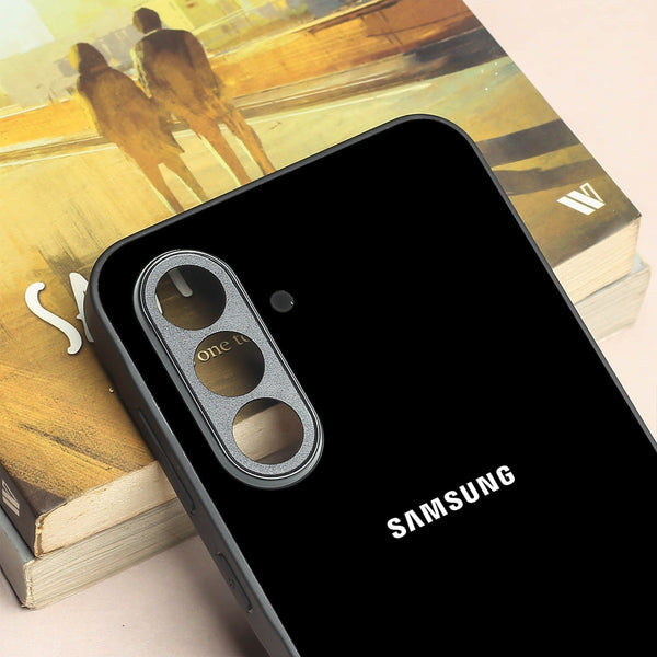 Black metal back case for Samsung A55