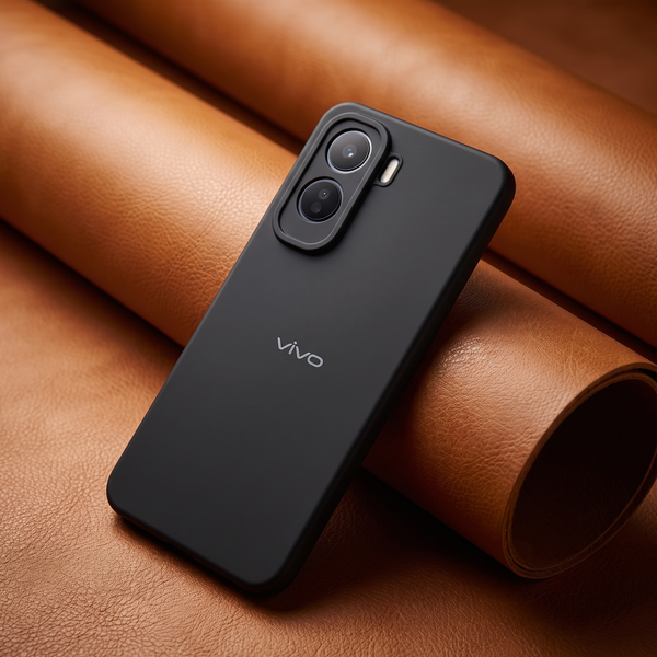 Black Camera Original Silicone case for Vivo T5 Pro