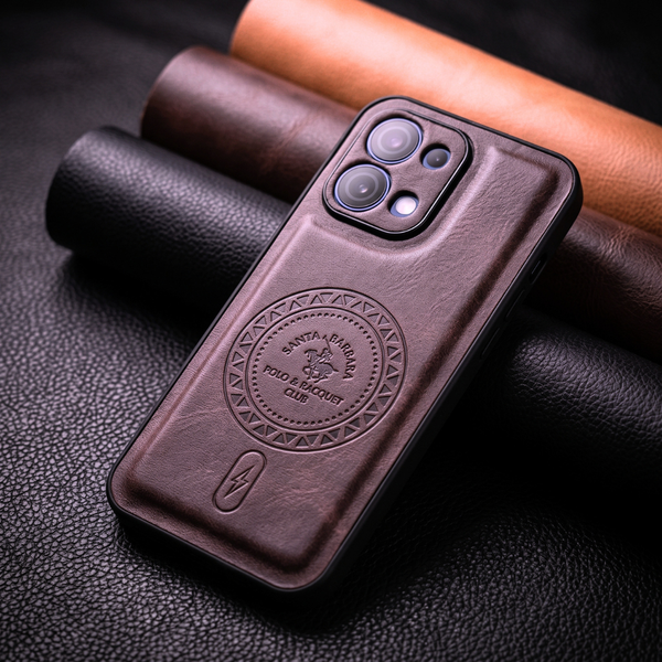 Santa Crest Wine Leather Case for Oppo F31