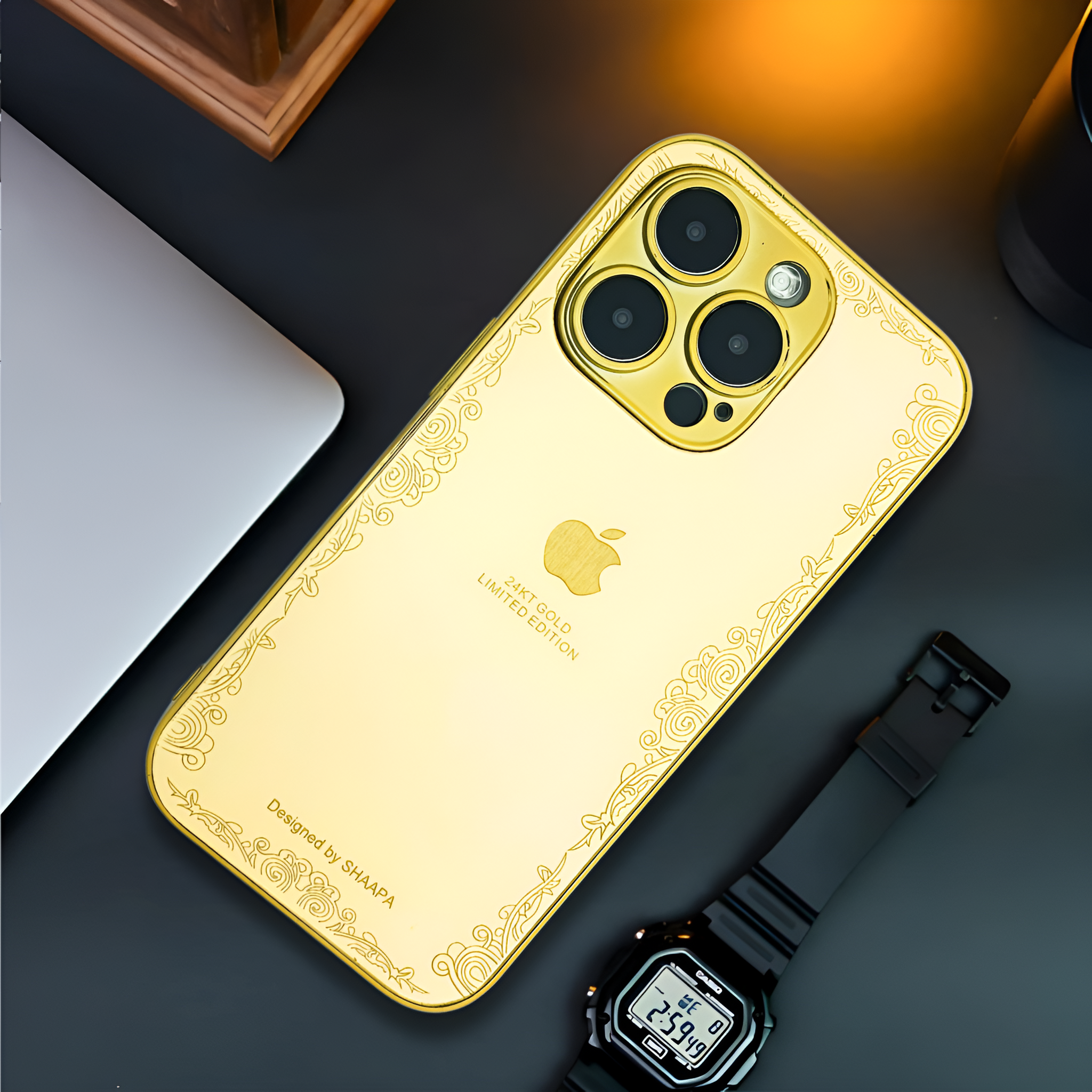 Luxury Gold Mirror case for Apple Iphone 13 Pro