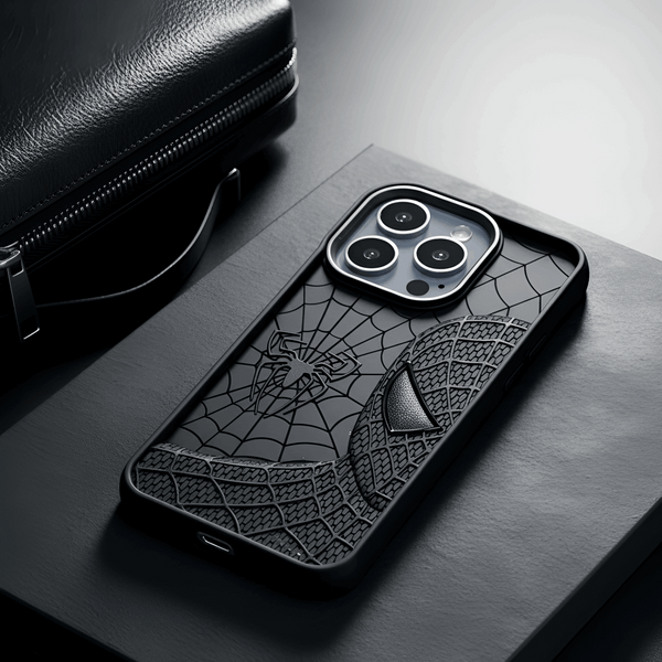 SP-Superhero Engraved logo silicon Case for Apple Iphone 16 Pro
