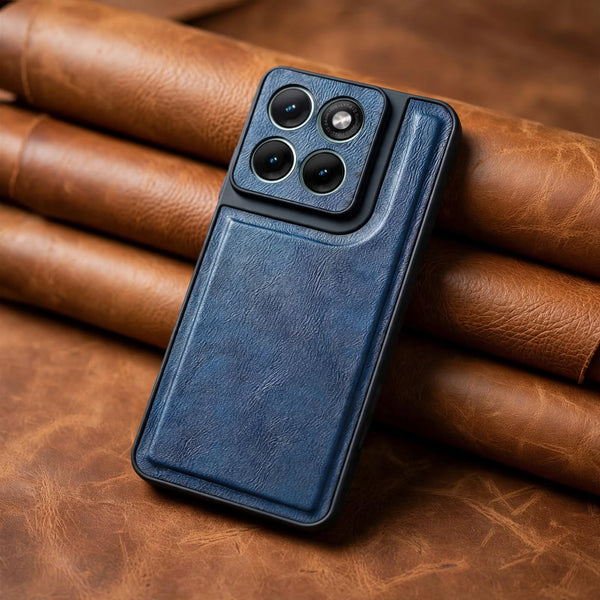 Velora Blue Leather Case for Motorola Edge 70 Fusion