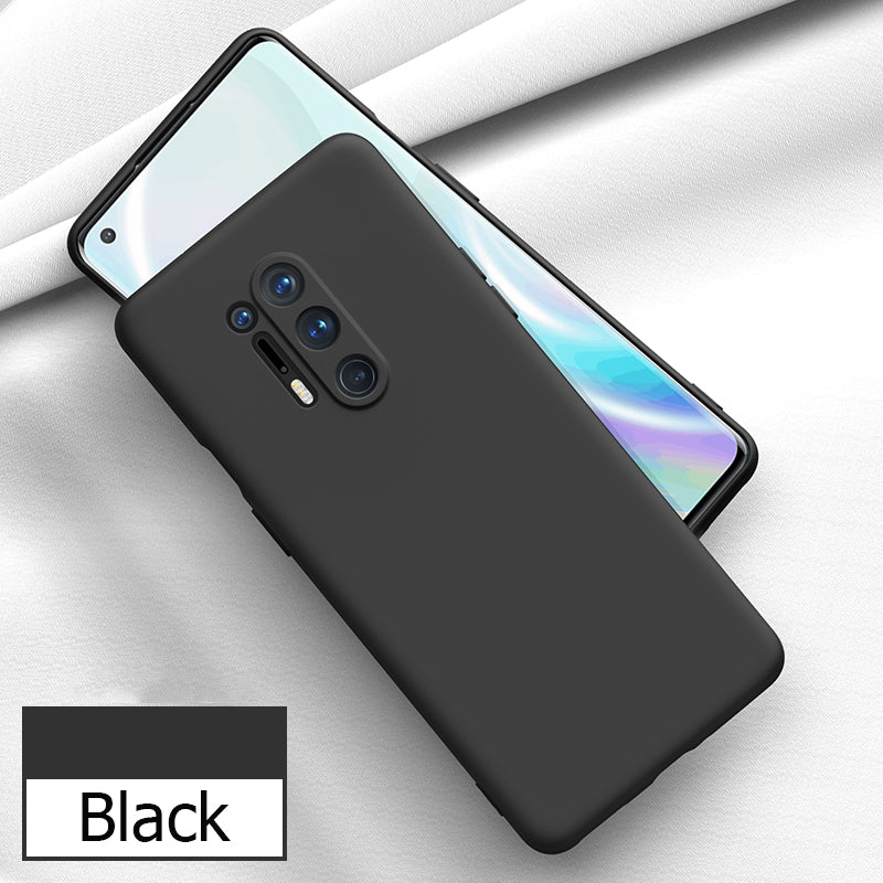 Grey Original Camera Safe Silicone case for Oneplus 8 Pro