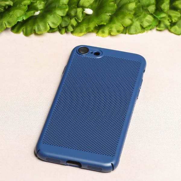 BREATHING DARK BLUE Silicone Case for Apple Iphone 8
