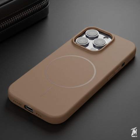 CAVEN Brown (OC) Silicone case for Apple Iphone 16 Pro