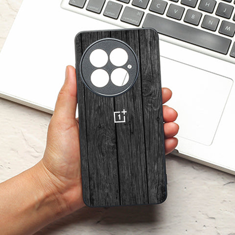 Dark Wood metal back case for Oneplus 13