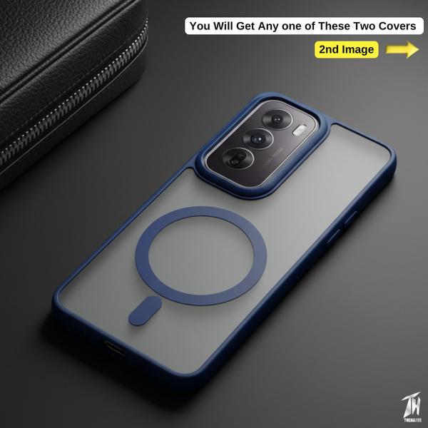 KYRON Dark Blue Matte Case for Oppo Reno 12 Pro