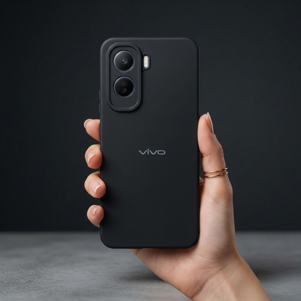 Black Camera Original Silicone case for Vivo T5 Pro