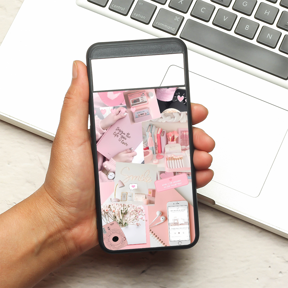 Pinkspiration metal back case for Google Pixel 8A