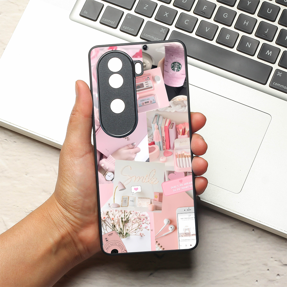 Pinkspiration metal back case for Vivo V40e