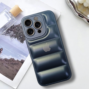 Black Puffon silicone case for Apple iPhone 13 Pro Max