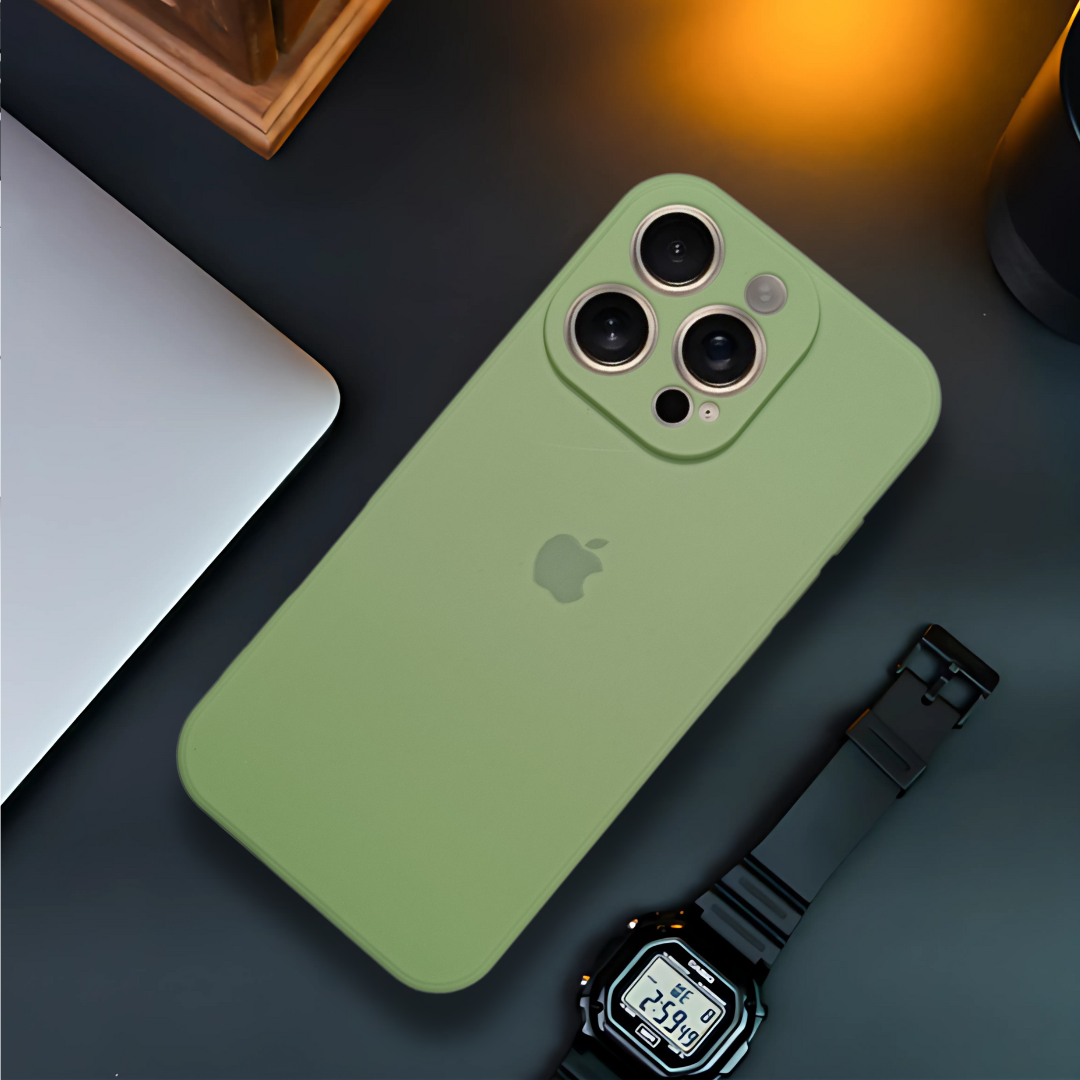 Light Green Candy Silicone Case for Apple Iphone 16 Pro