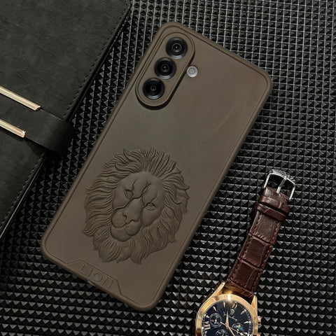 Brown Royal King Silicone Case for Samsung A36