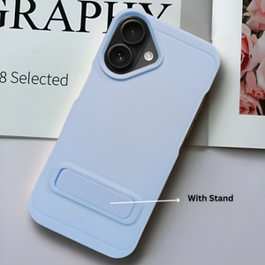 GripStand Cloud blue Silicone case for Apple iphone 16