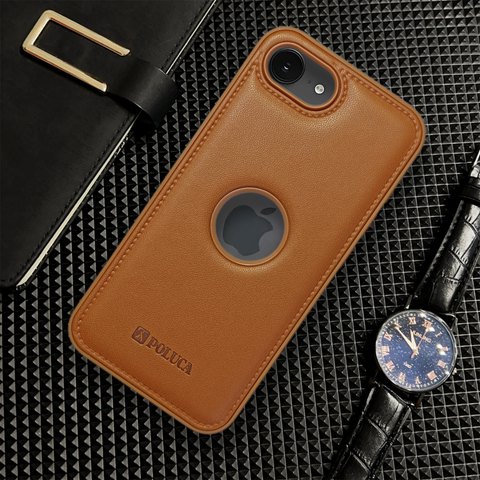 Prime Leather Brown Leather Case for Apple Iphone 16e