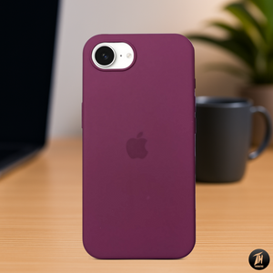 Dark Pink Original Silicone case for Apple iphone 16e