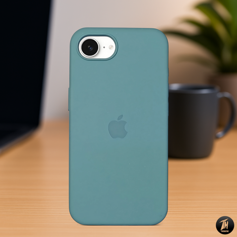 Green Original Silicone case for Apple iphone 16e